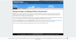 Desktop Screenshot of minigolf-anlage.de